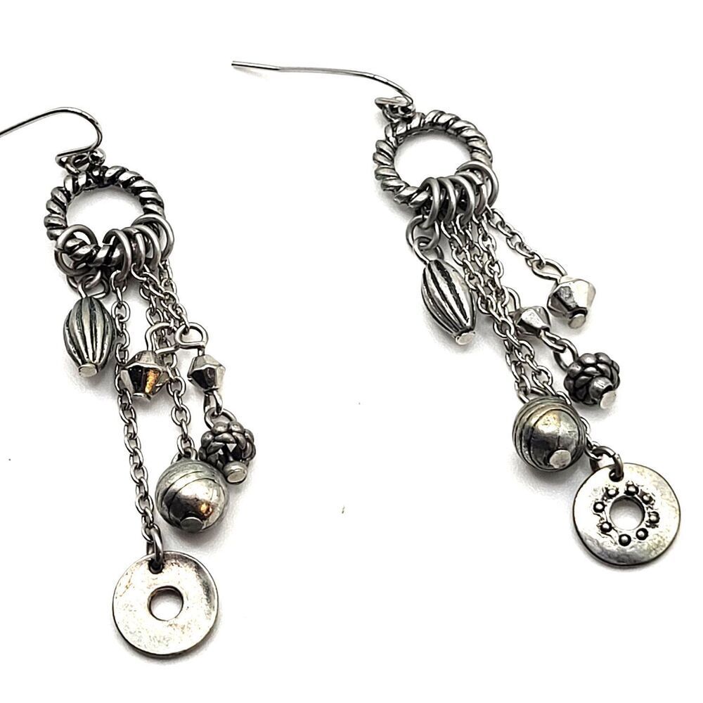 Bohemian Fashion Chain Earrings 2.5in
